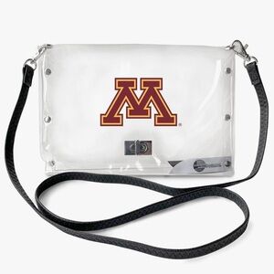 Little Earth ‘Minnesota Golden Gophers’ Clear Crossbody Bag